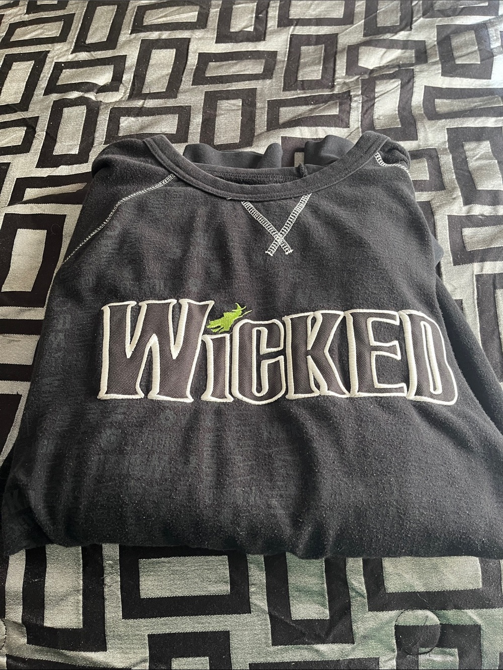 Wicked Black Graphic Sweatshirt - Women's